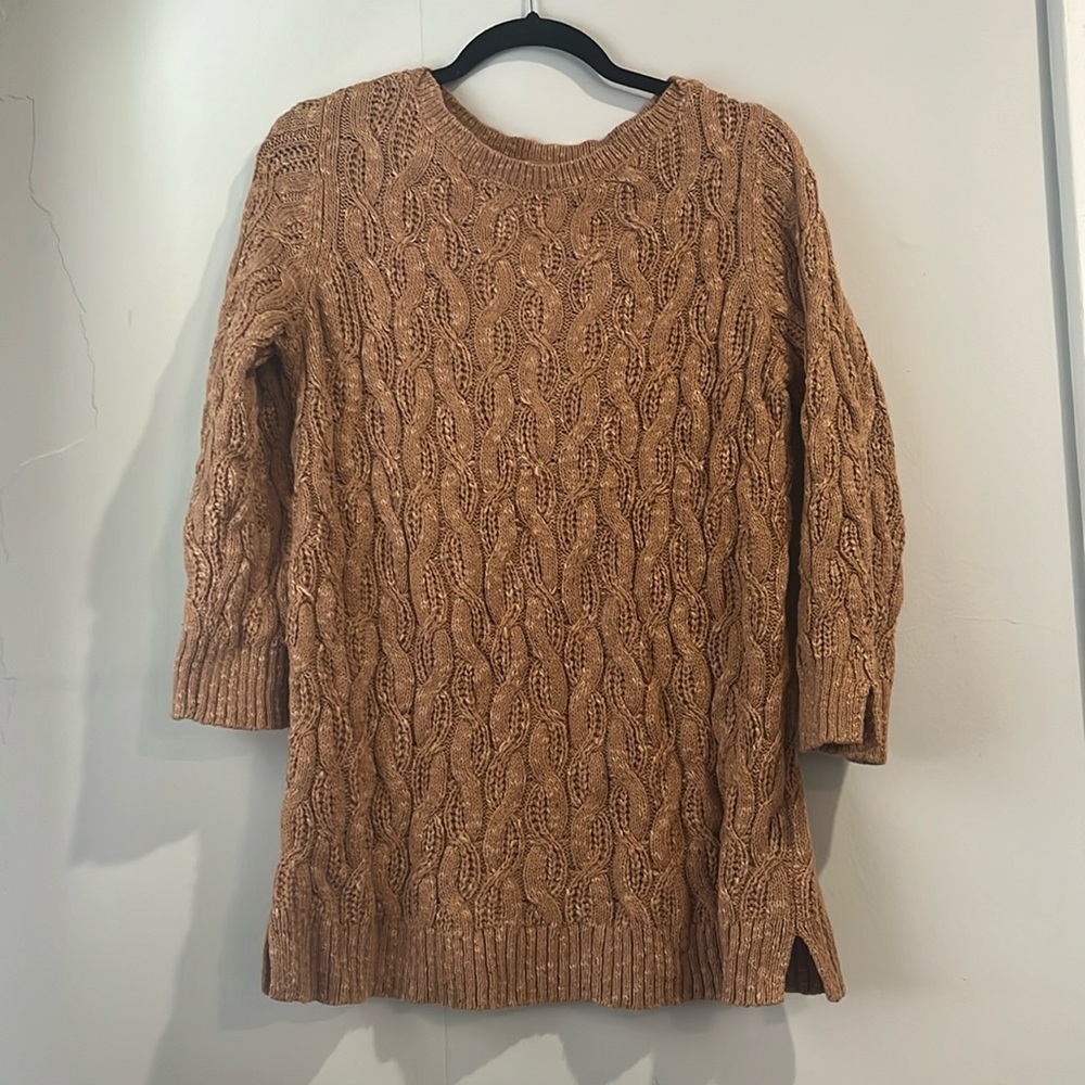 J.Jill Cable Knit Sweater Tunic